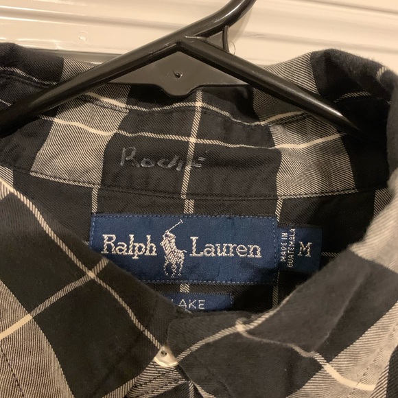 Polo Ralph Lauren Mens Size Medium Button Down Shirt - Picture 3 of 3